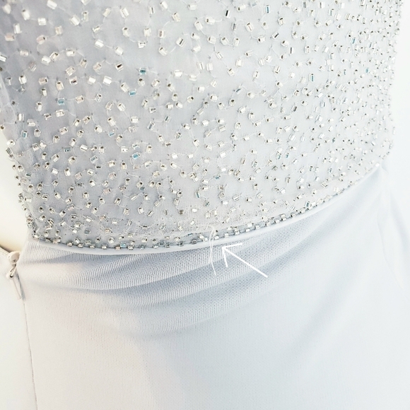 Jovani Beaded Silk Formal Gown Mother of the Bride Dress Gown - Picture 9 of 10